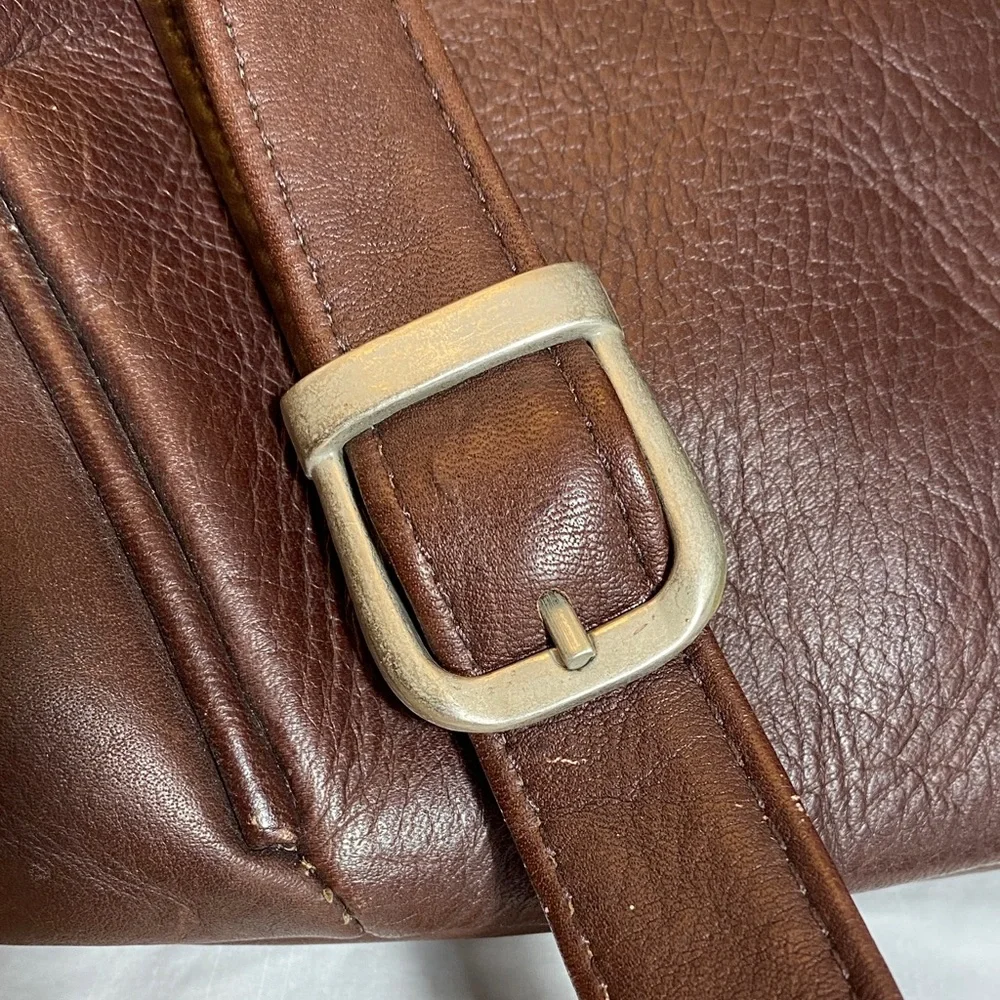 Brown Leather Crossbody/Shoulder Bag made in Bogota,Columbia - Picture 12 of 12